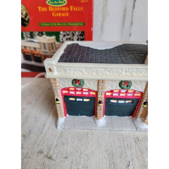 Bedford falls Garage It's a wonderful Life Vintage village accessory xmas - Picture 2 of 8